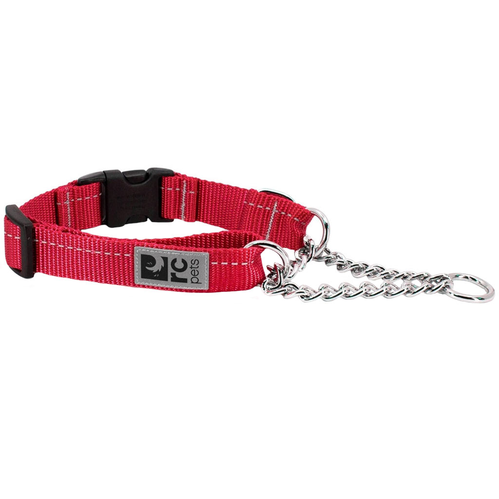 RC PETS TRAINING CLIP COLLAR PRIMARY MED 1&quot; RED