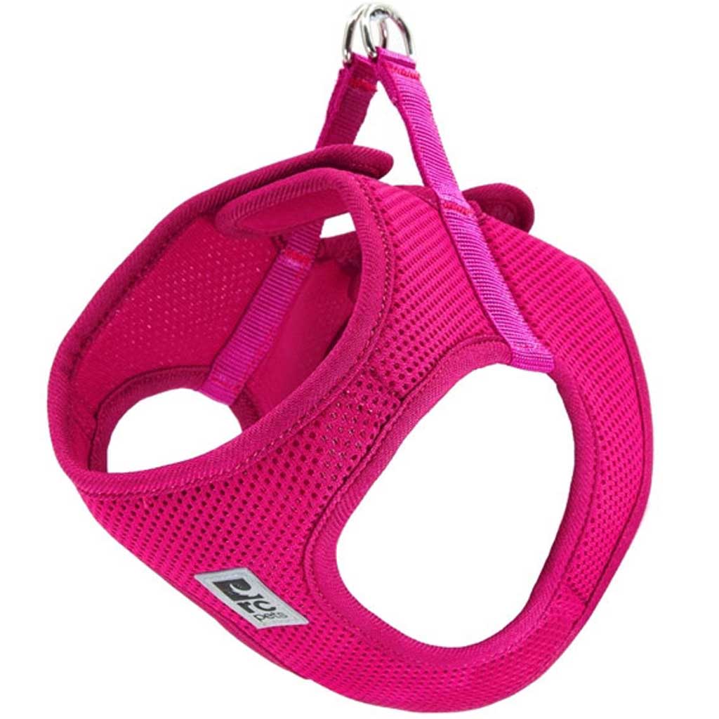 RC PET STEP IN CIRQUE HARNESS LRG RASPBERRY