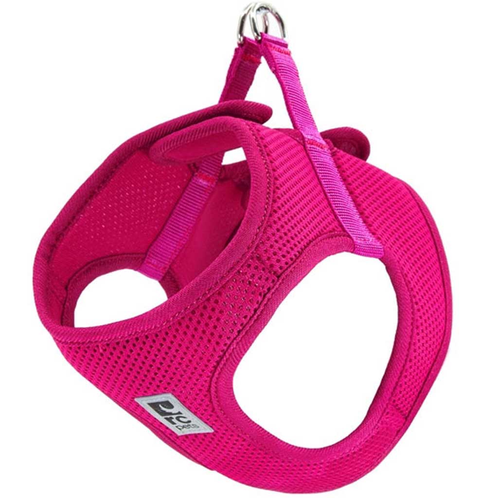 RC PET STEP IN CIRQUE HARNESS MED RASPBERRY