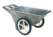 RUBBERMAID YARD CART 7.5CU FT POLY BLACK
