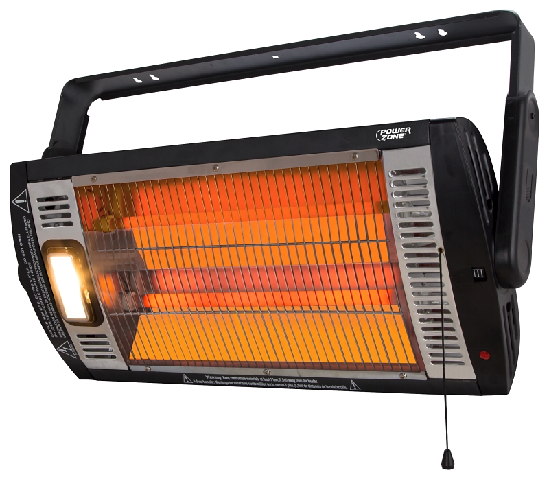 POWERZONE HEATER DUAL SETTING QUARTZ CEILING MOUNTED 1500W