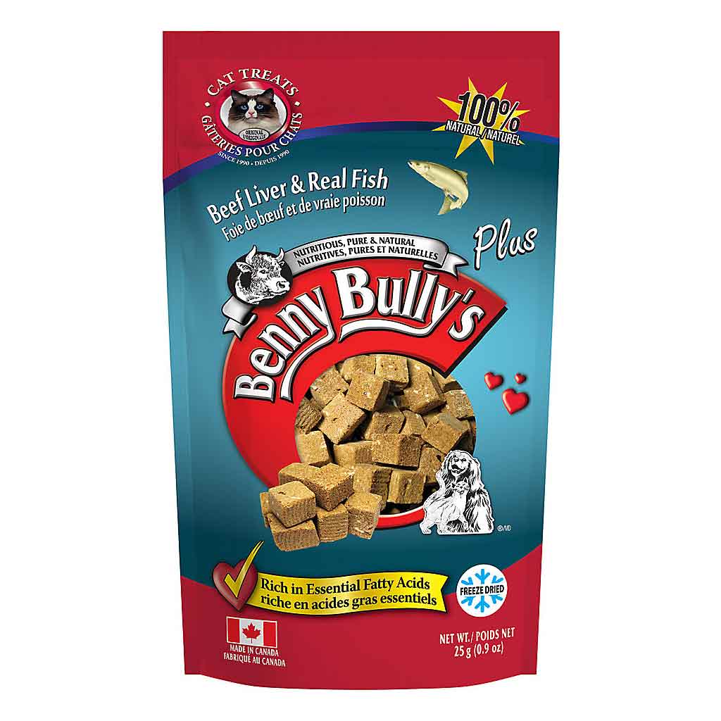 BENNY BULLY'S LIVER PLUS FISH CAT 25G