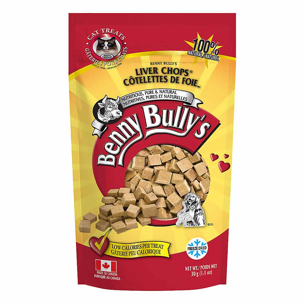 BENNY BULLY'S LIVER CHOPS CAT 30G