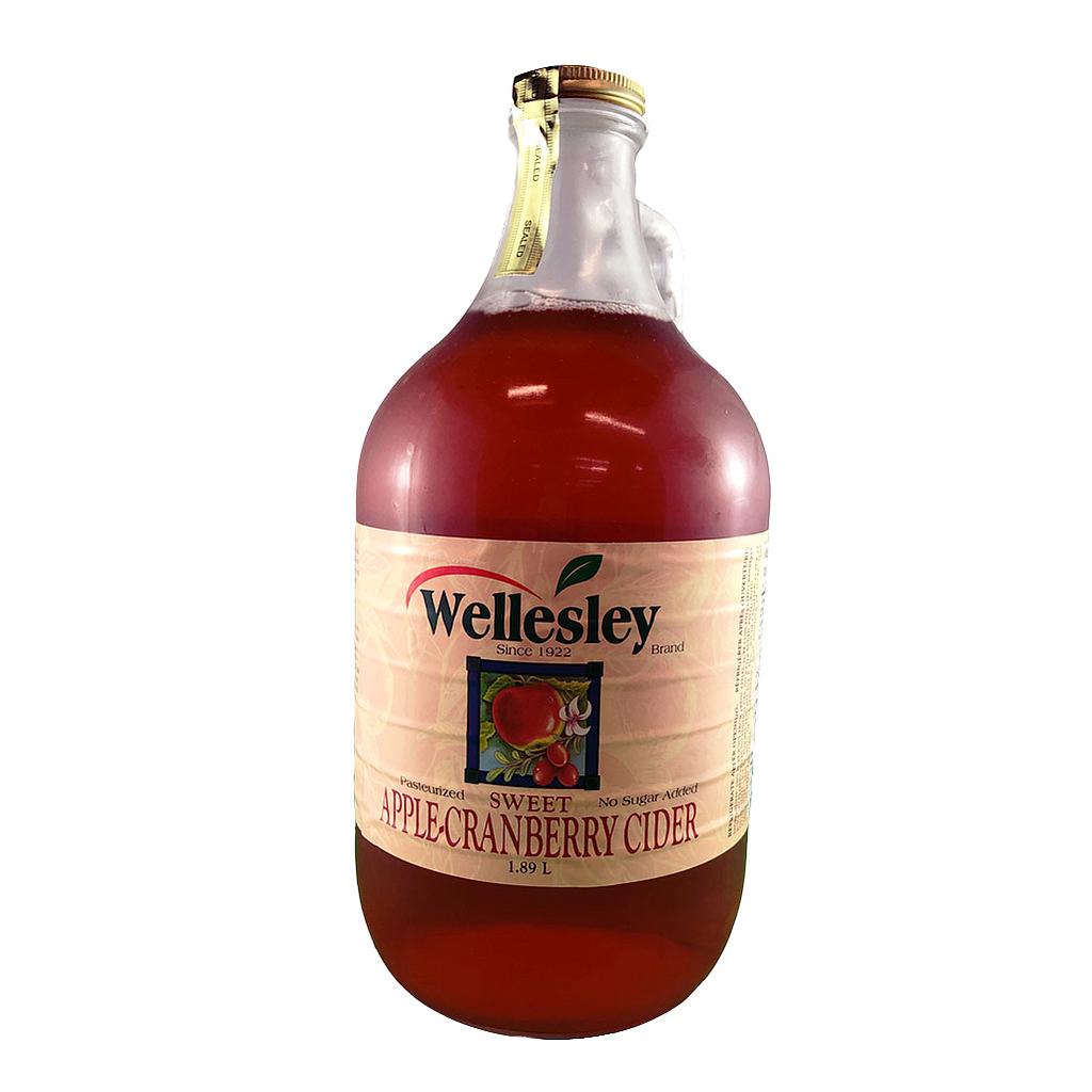 WELLESLEY APPLE CRANBERRY CIDER 1.89L