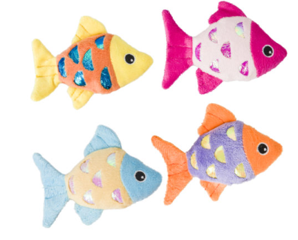 SPOT SHIMMER GLIMMER FISH W/ CATNIP