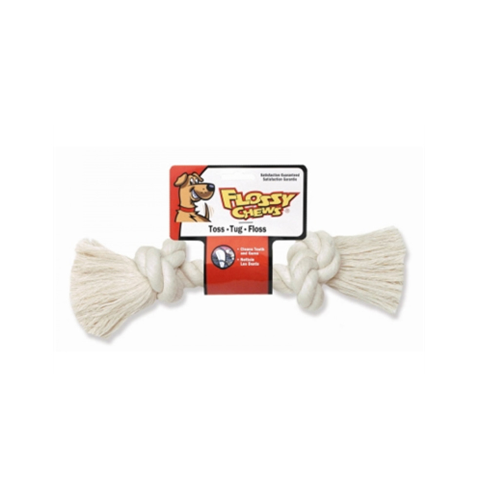 MAMMOTH FLOSSY CHEWS SMALL ROPE BONE 9&quot;