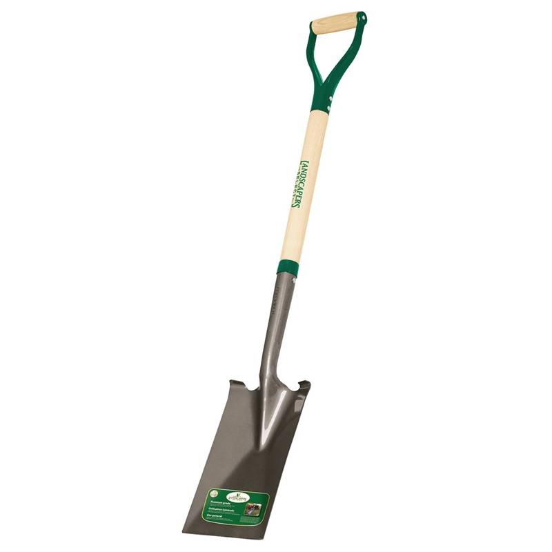 LANDSCAPERS SELECT GARDEN SPADE 7&quot; STEEL BLADE 30&quot; WOOD D-HANDLE 34595