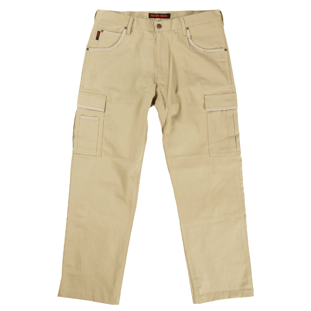 DV - TOUGH DUCK FLEX TWILL CARGO PANT KHAKI 40W/30