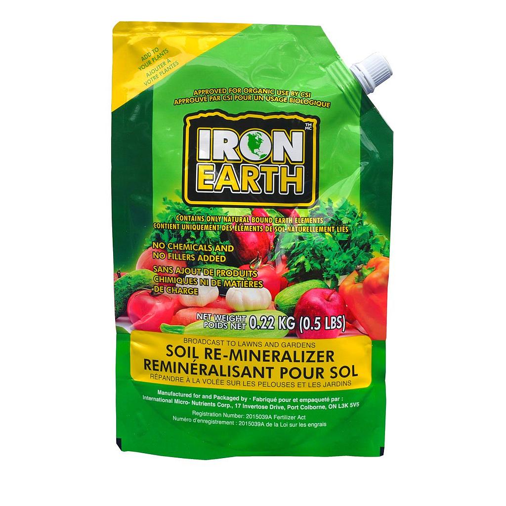 IRON EARTH SOIL RE-MINERALIZER .22KG