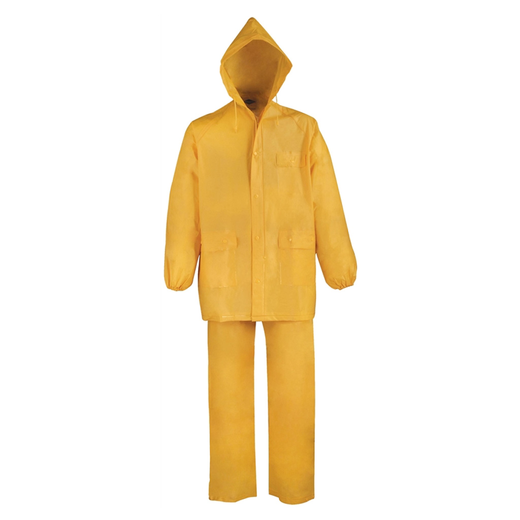 DIAMONDBACK PVC RAINSUIT YELLOW MEDIUM