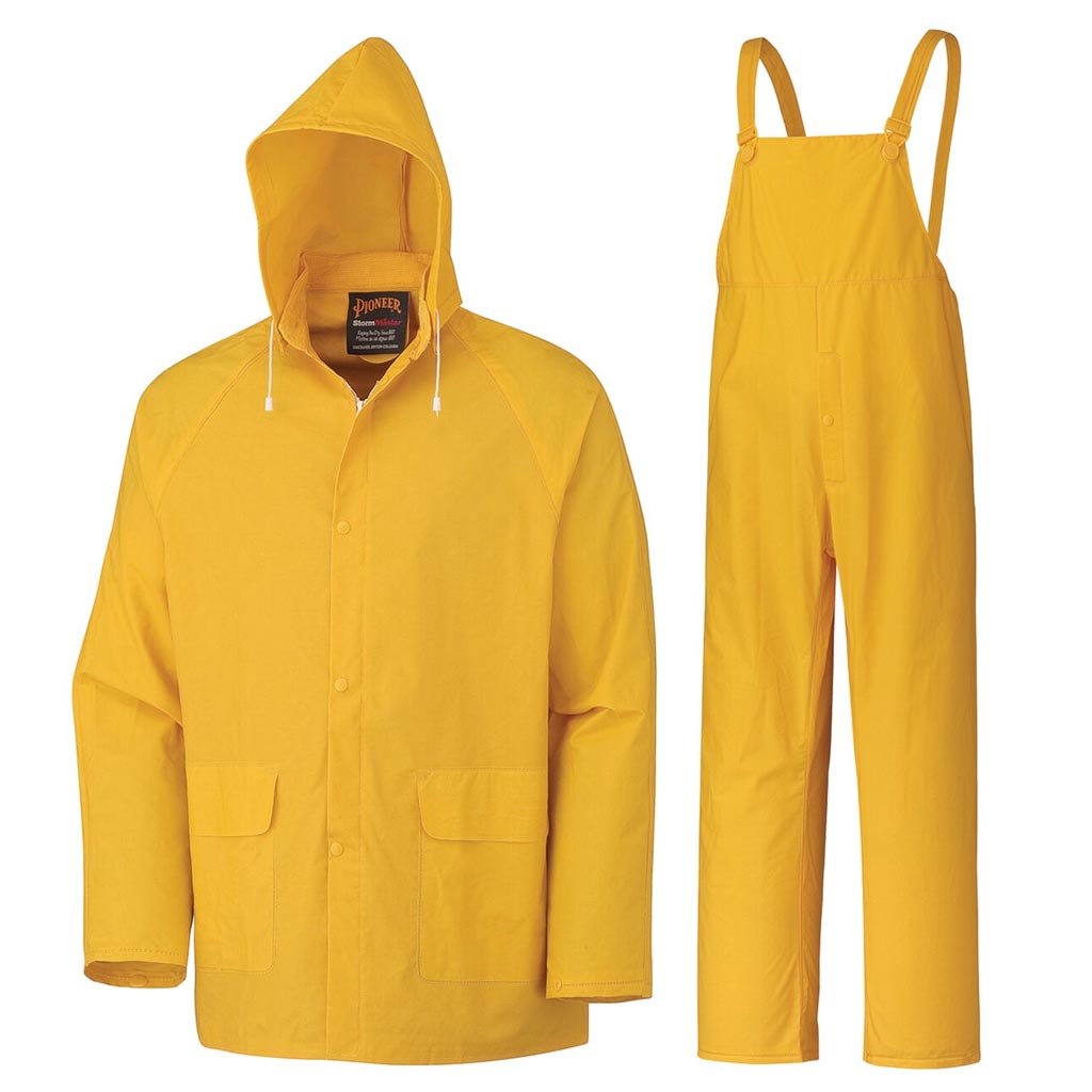 DIAMONDBACK 3 PC POLYESTER RAINSUIT YELLOW MEDIUM