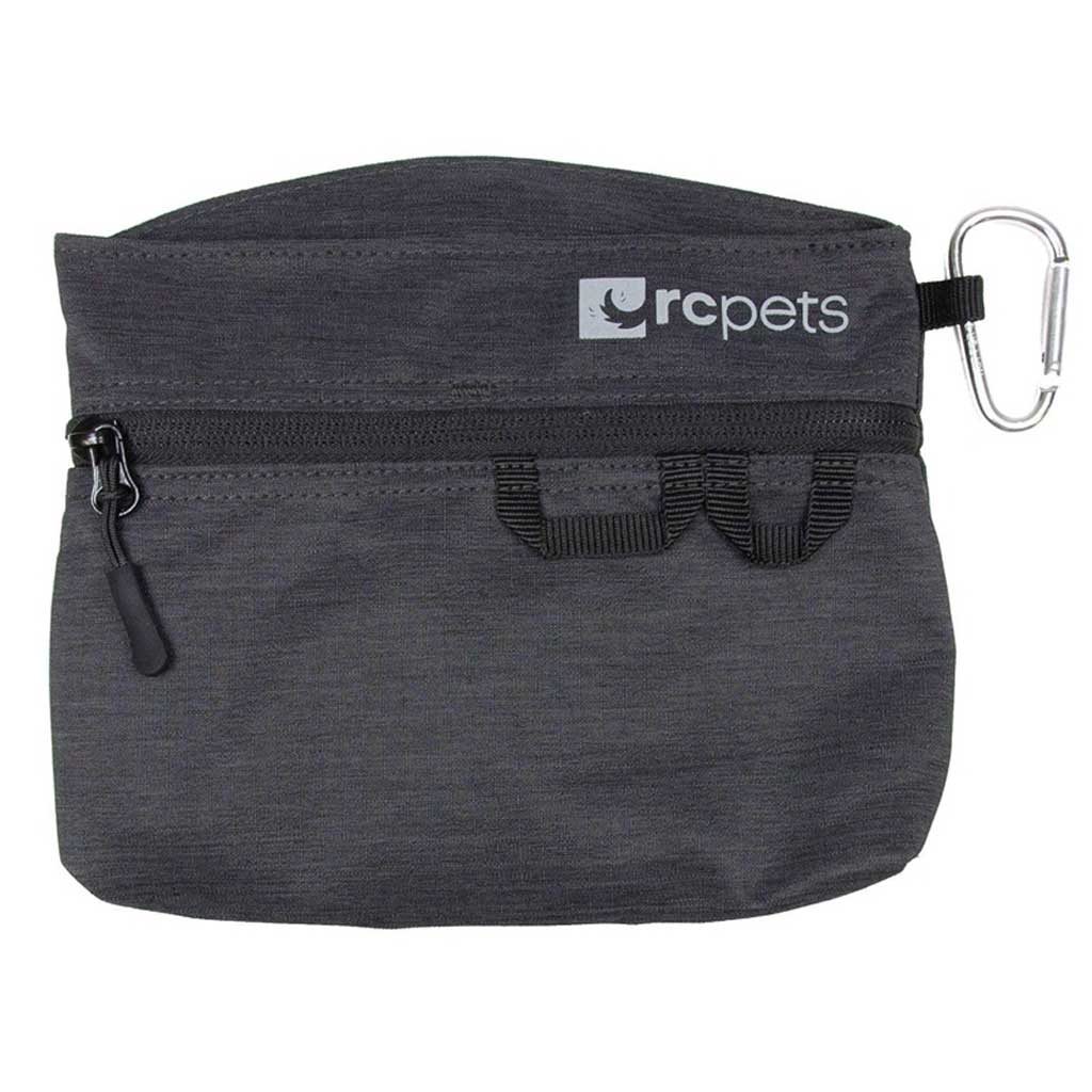 RC PETS QUICK GRAB TREAT BAG HEATHER BLACK