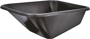 LSS BLACK POLYMER 8 CU FT WHEELBARROW TRAY ONLY (FOR 6892905)