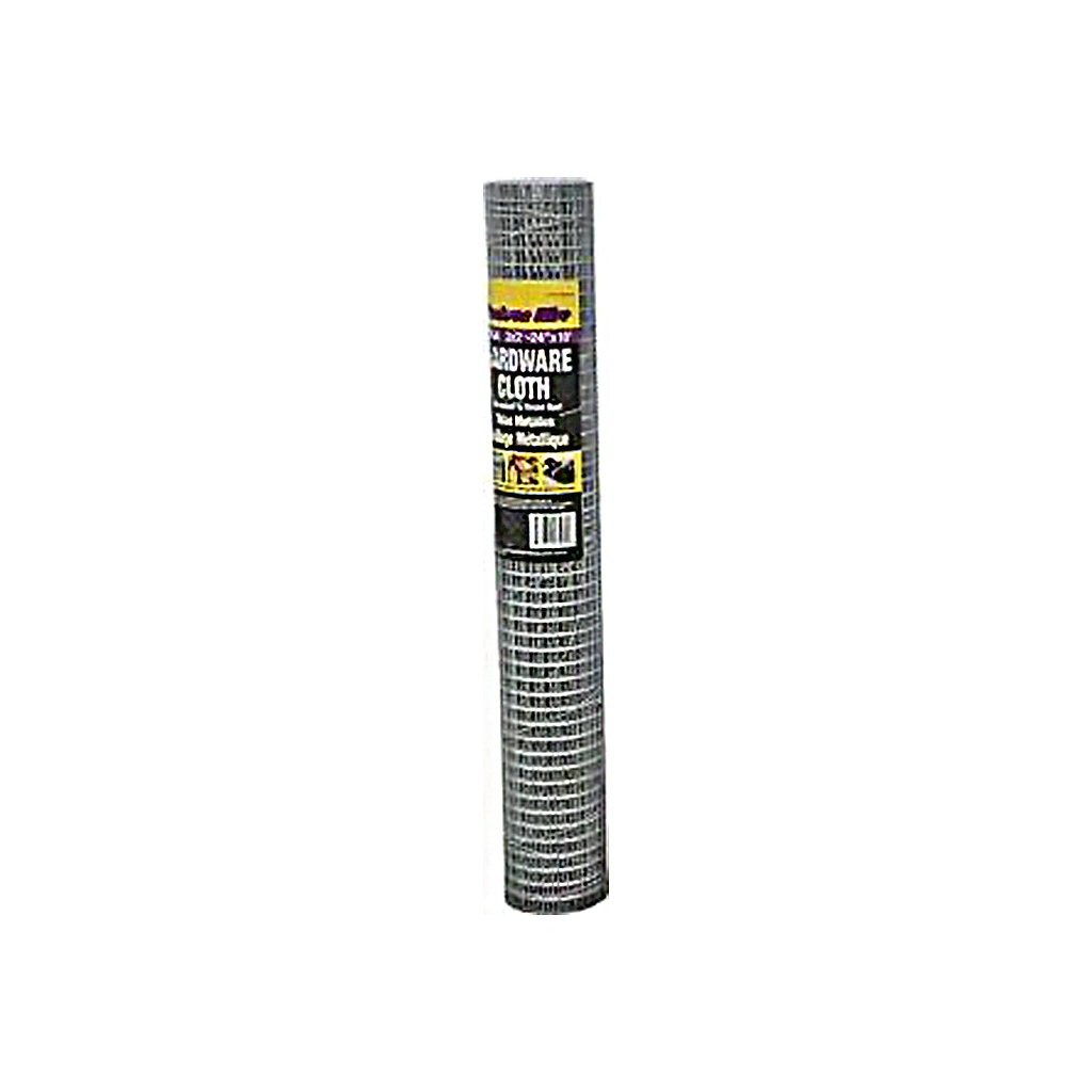 JACKSON WIRE HARDWARE CLOTH 23GA 50'LX24"W, 1/4" MESH GALV.