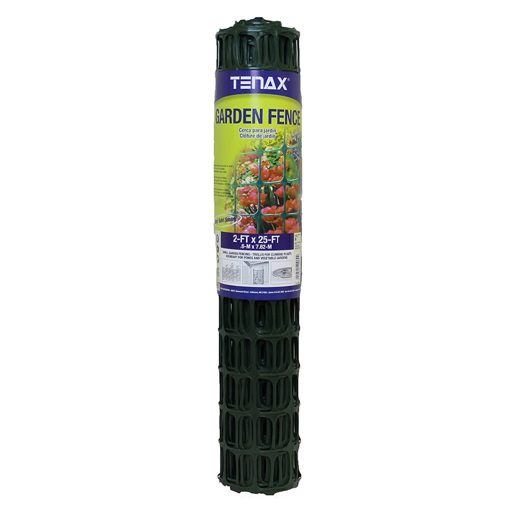 TENEX GARDEN FENCE 2'x25' w 2" MESH GREEN