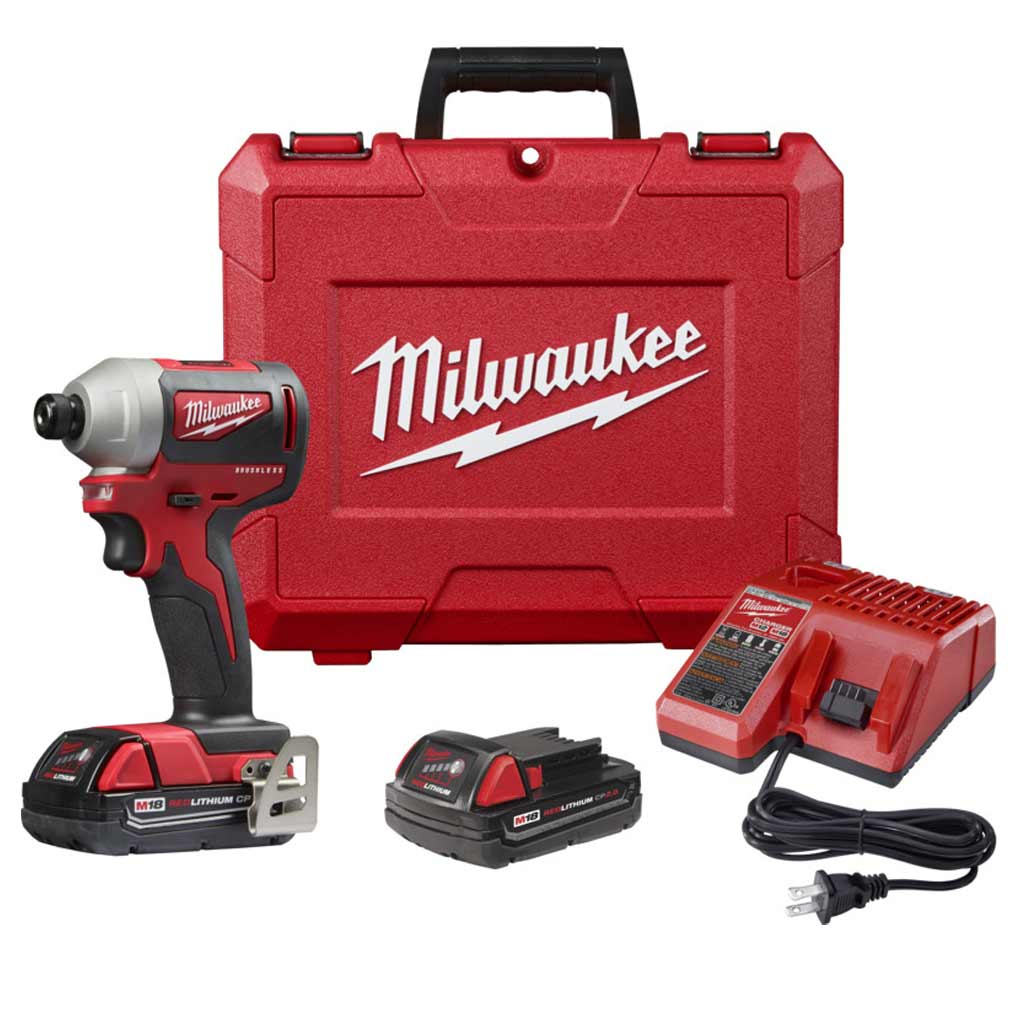 MILWAUKEE IMPACT DRIVER KIT 18V BATTERY 1/4&quot; DRIVE