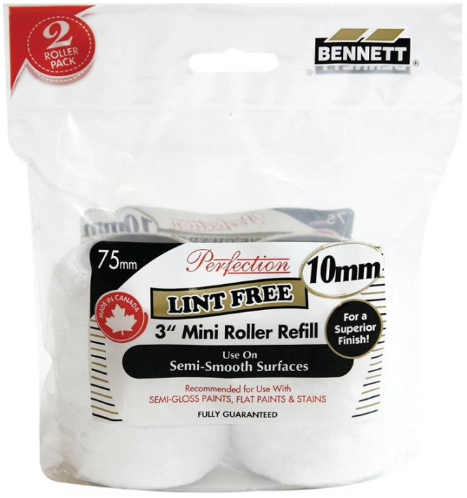 BENNET ROLLER REFILL, 10MM THICK X 75MM L