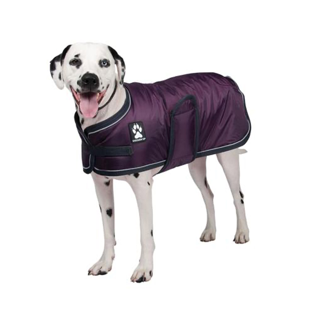 DV - SHEDROW K9 TUNDRA DOG COAT PLUM PERFECT XS