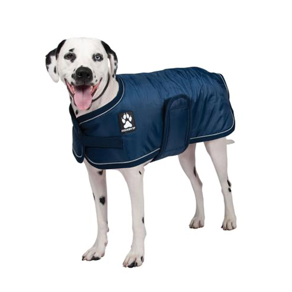 DV - SHEDROW K9 TUNDRA DOG COAT NAVY/NAVY TRIM LRG