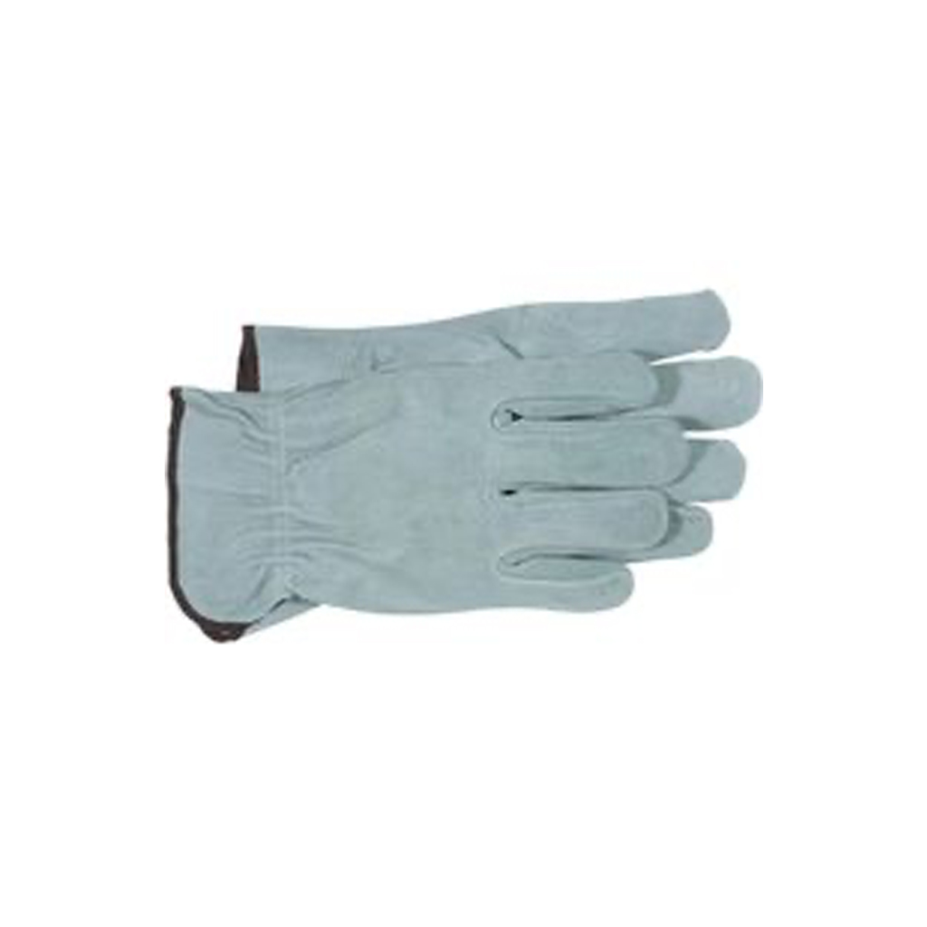 DV - BOSS DRIVER GLOVE SPLIT LEATHER GRAY MED