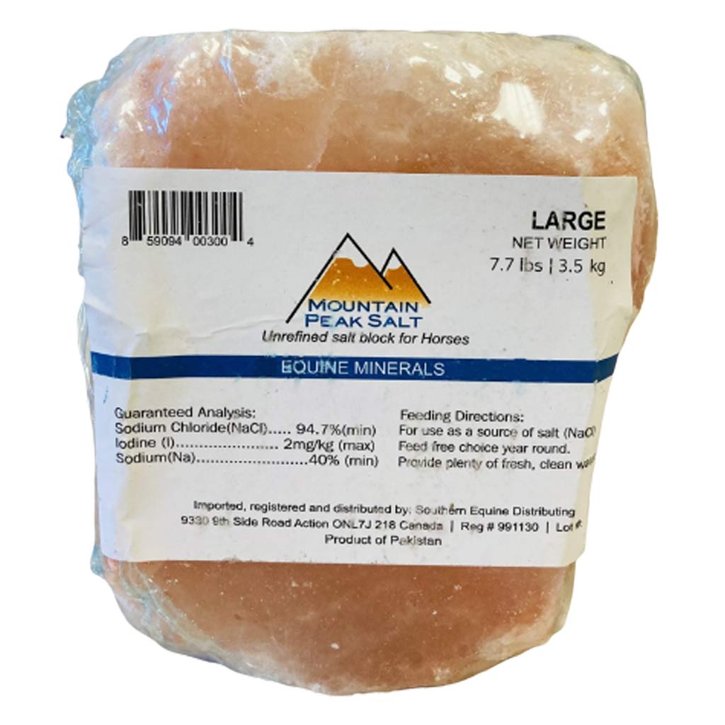 MOUNTAIN PEAK HIMALAYAN ROCK SALT ON A ROPE LRG