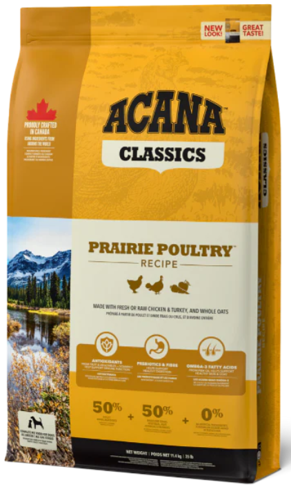 ACANA DOG CLASSICS PRAIRIE POULTRY 9.7KG