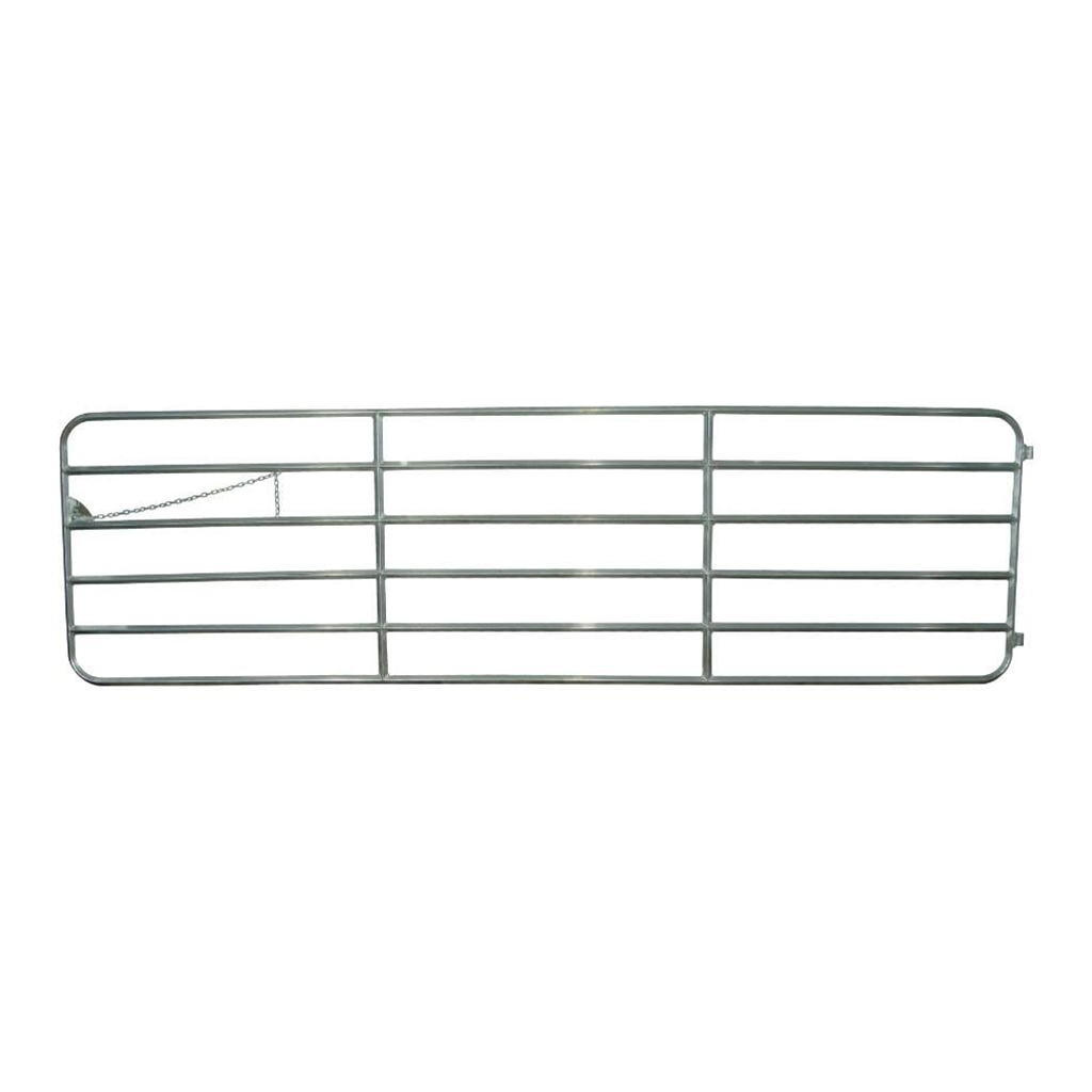 DURALUME 6 BAR ALUMINUM GATE 8'