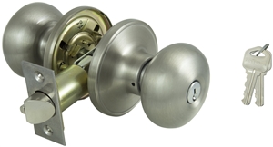 PROSOURCE DOORKNOB ENTRY SET NICKEL