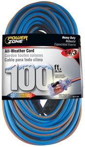 DMB - POWERZONE EXTENSION CORD 14/3 100FT  ALL WEATHER