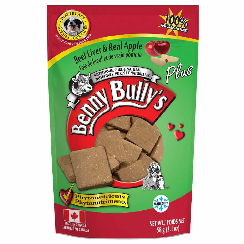 BENNY BULLY'S LIVER PLUS APPLE 58G