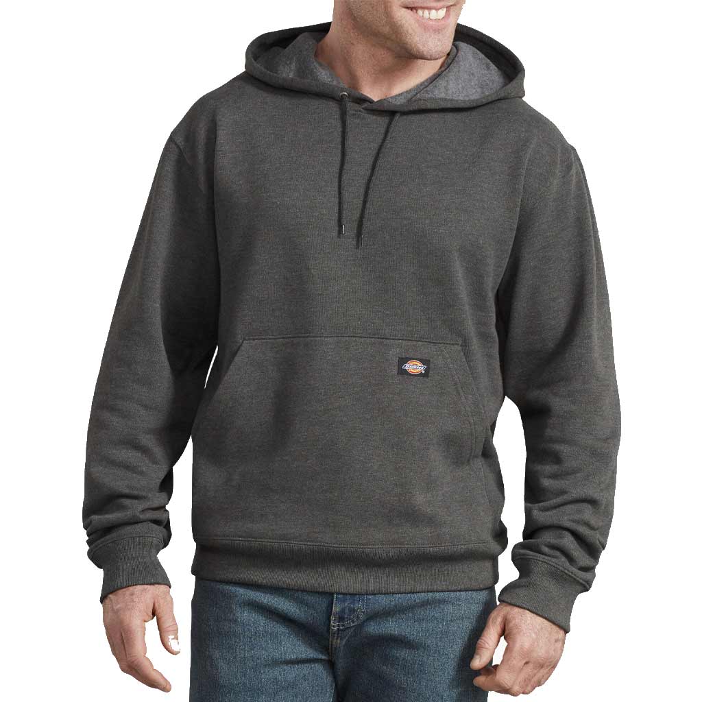 DV - DICKIES MEN'S LARGE SHERPA LINED FLEECE HOODIE GREY