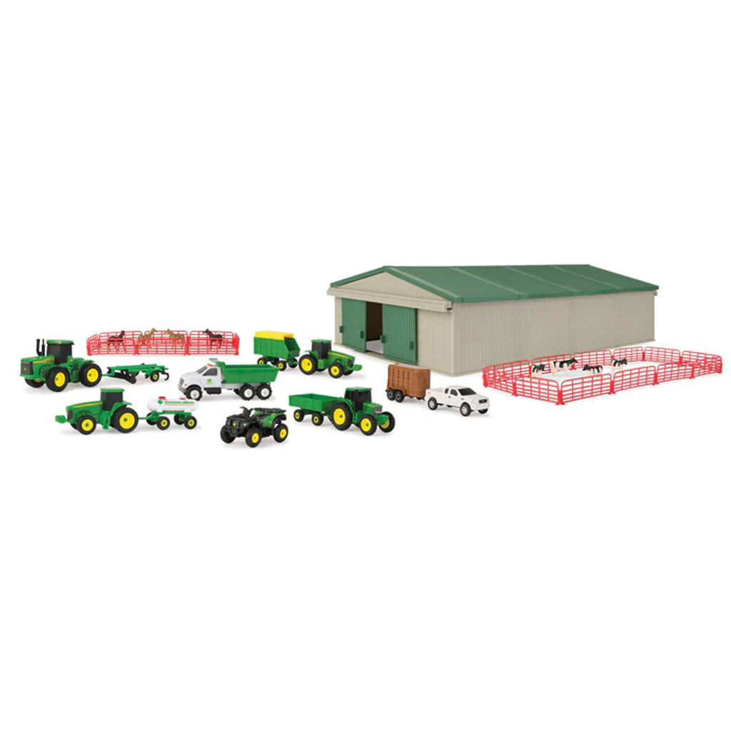 JOHN DEERE 1:64 70 PIECE FARM VALUE SET