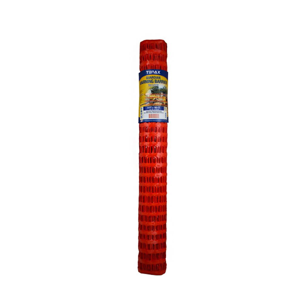 TENAX ORANGE MESH VISUAL BARRIER 1.75"x1.75"x4'x50'
