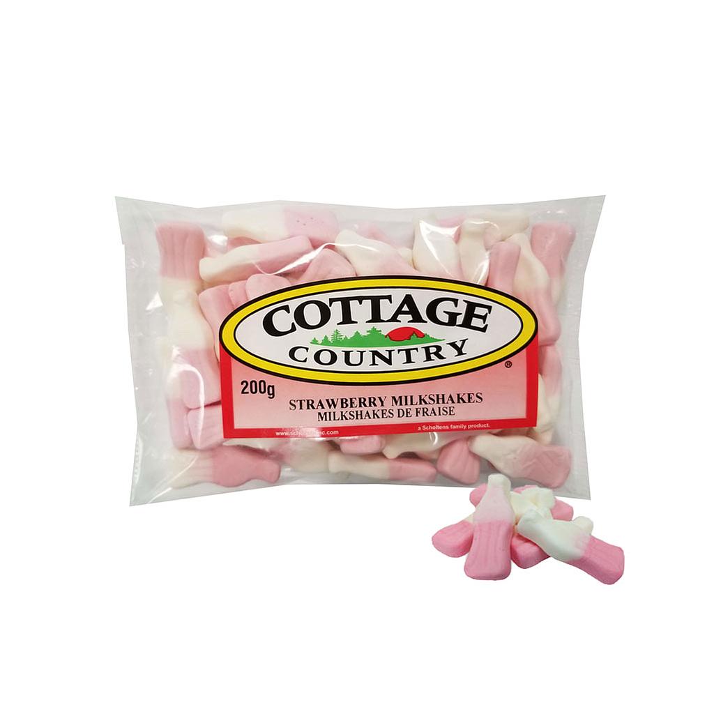 COTTAGE COUNTRY STRAWBERRY MILKSHAKES