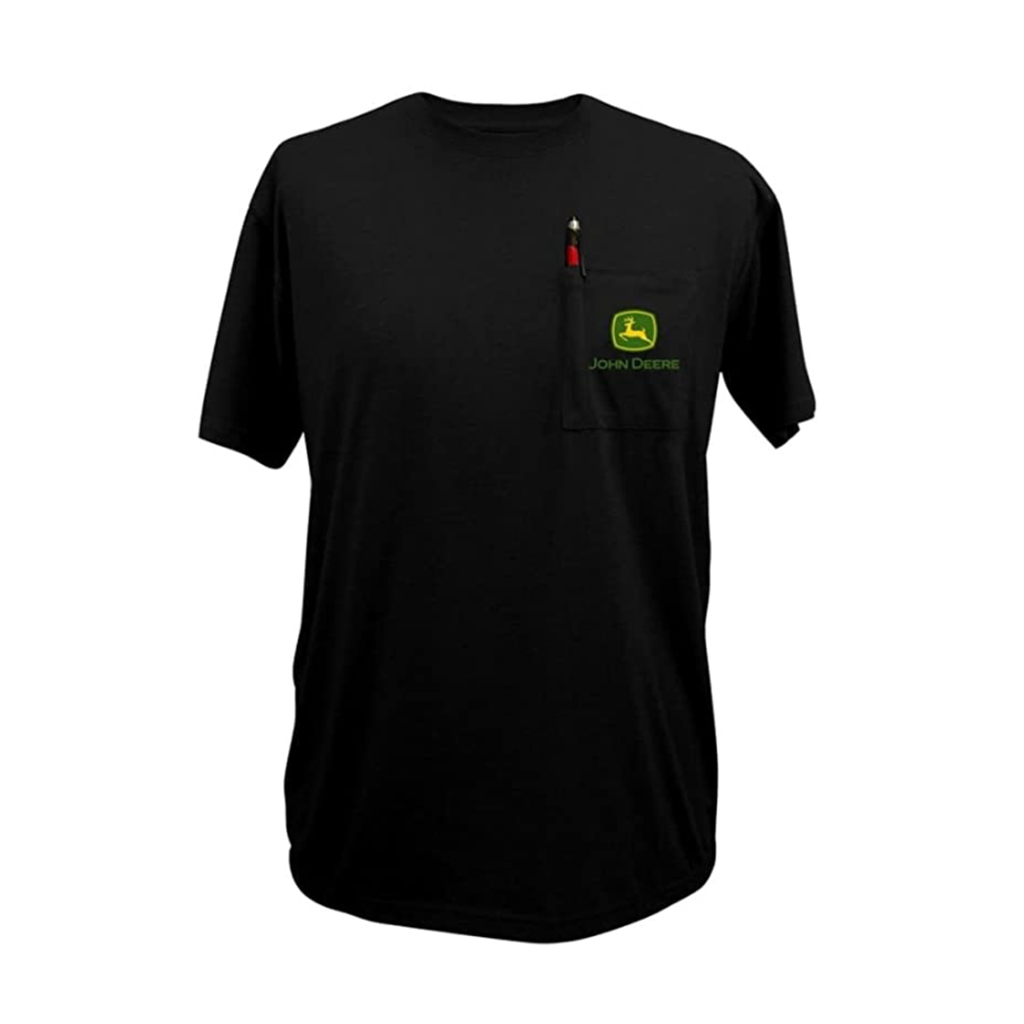 DMB - JOHN DEERE  LOGO POCKET TEE BLACK XXL