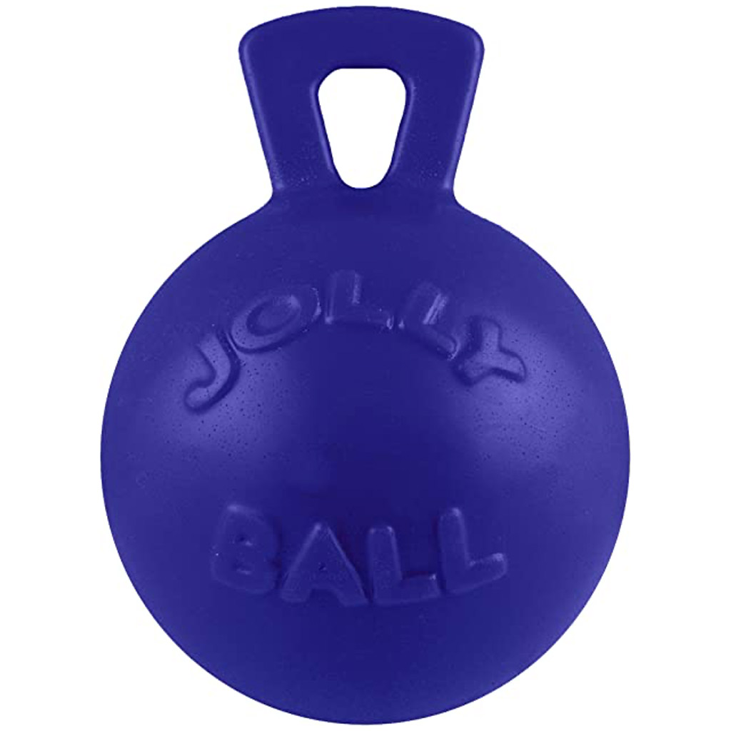 JOLLY BALL PET TUG N TOSS TOY BLU 6&quot;