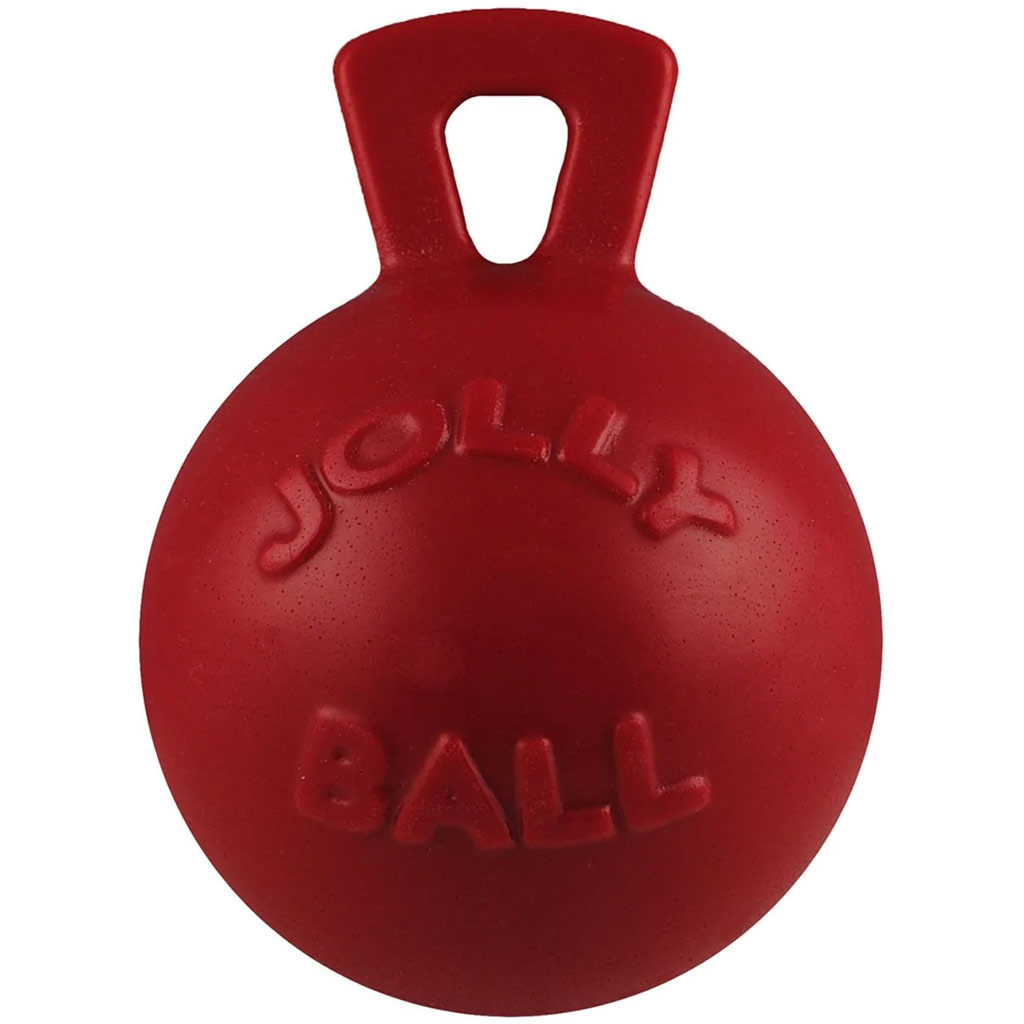 JOLLY BALL PET TUG N TOSS TOY RED 6&quot;