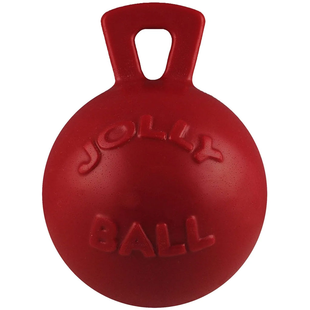 JOLLY BALL PET TUG N TOSS TOY RED 6"