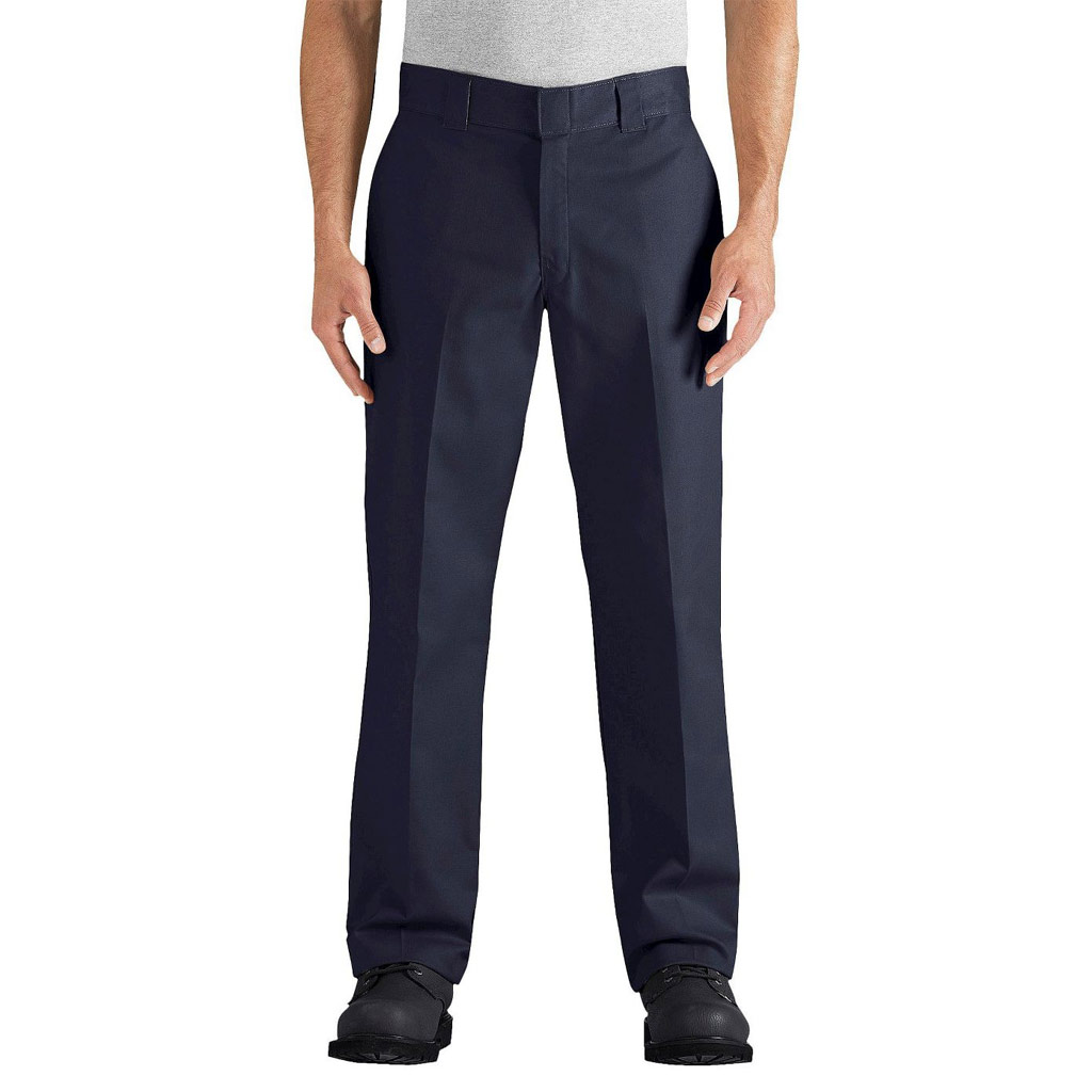 DMB - DICKIES MEN'S 44X32 REGULAR FIT STRAIGHT LEG TWILL WORK PANT NAVY