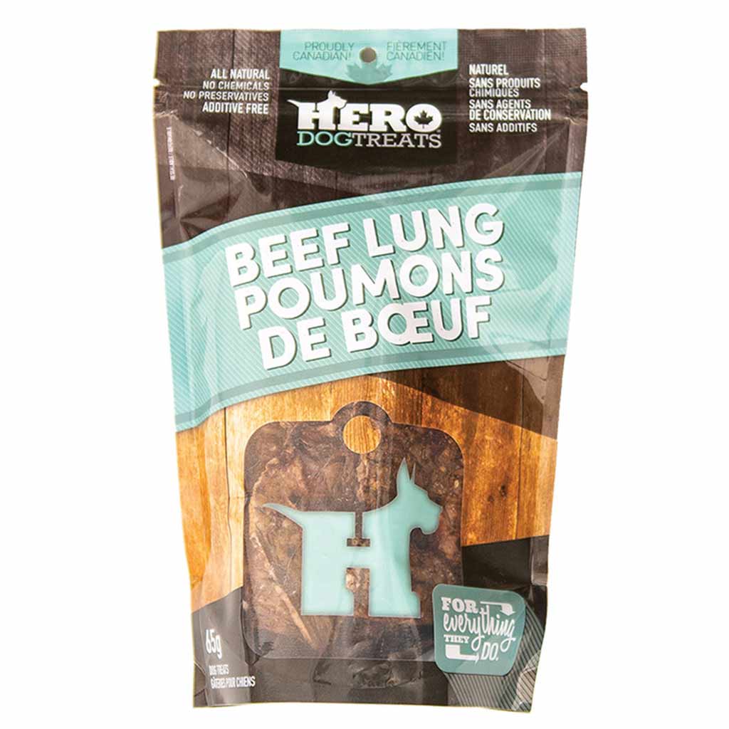 DV - HERO DEHYDRATED BEEF LUNG 65GM