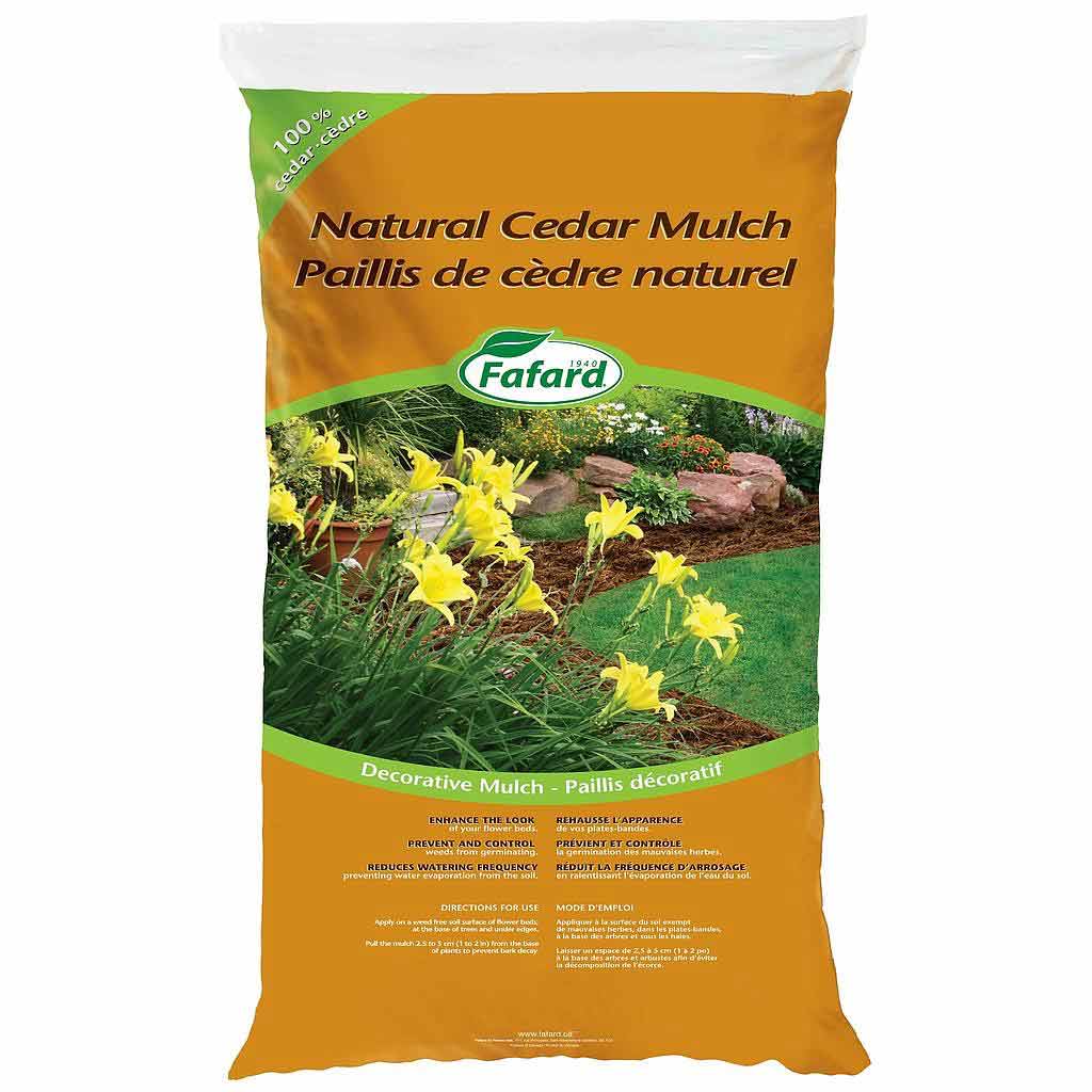 FAFARD CEDAR MULCH NATURAL 2 CU FT