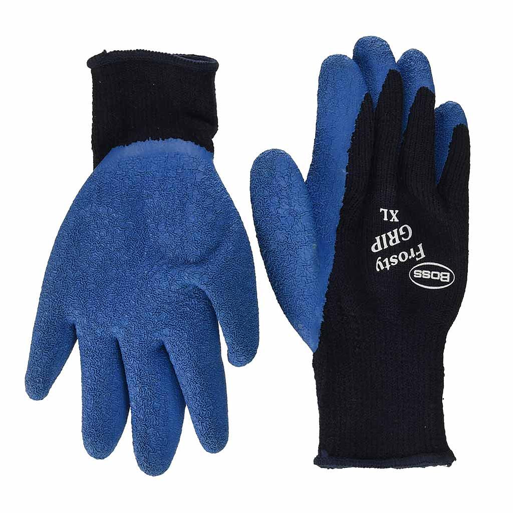 BOSS FROSTY GRIP INSULATED LATEX COATED KNIT GLOVE X-LARGE