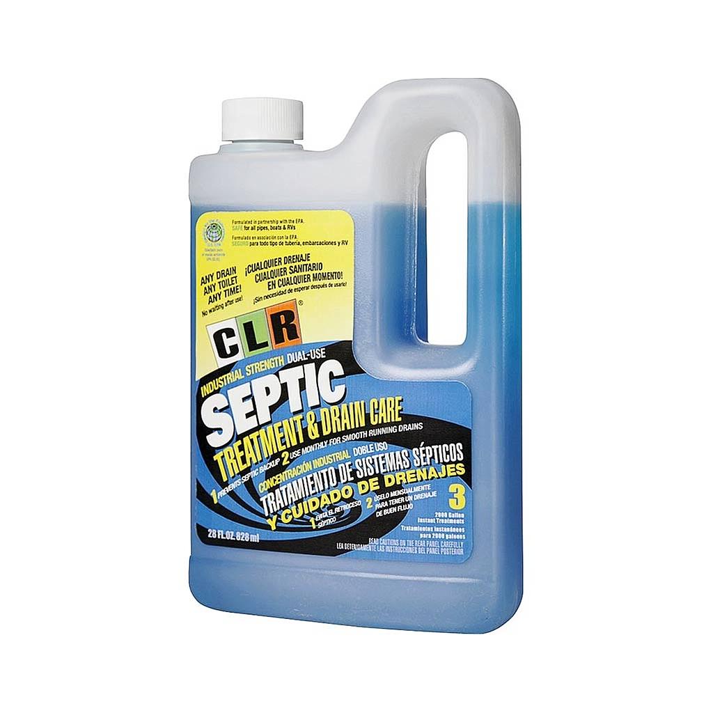 CLR SEPTIC TANK CLEANER 28OZ, LT BLUE