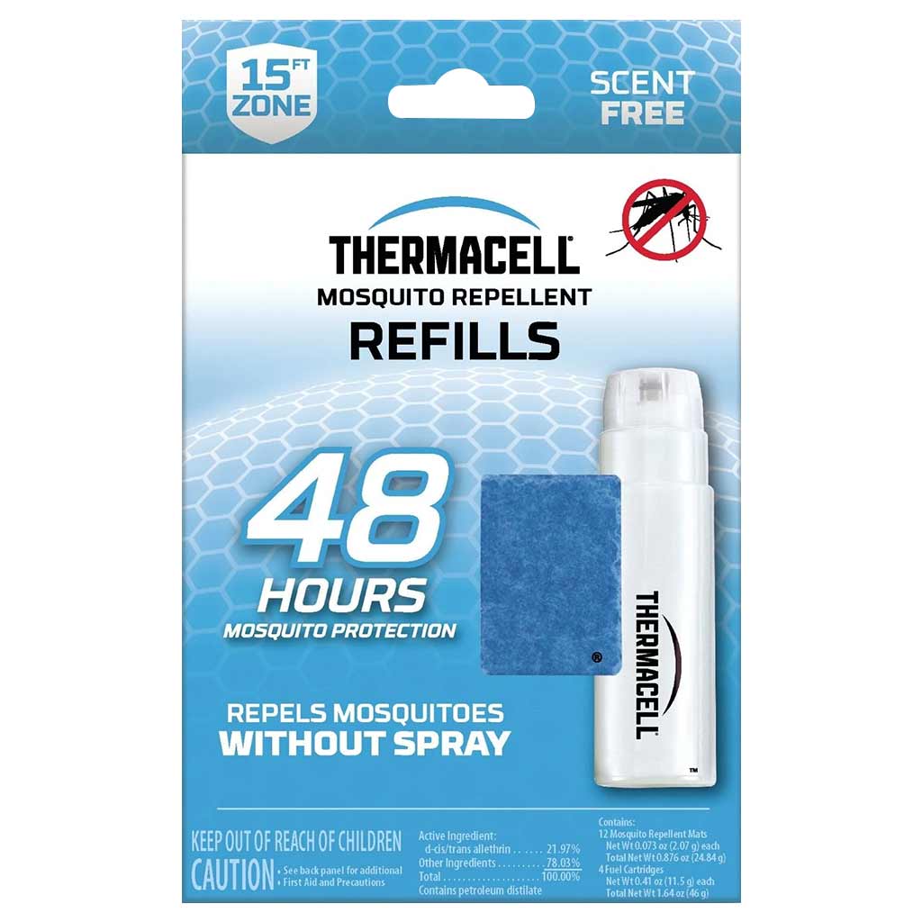 THERMACELL MOSQUITO REPELLENT REFILL 48HR 12MAT 4 CARTRIDGE