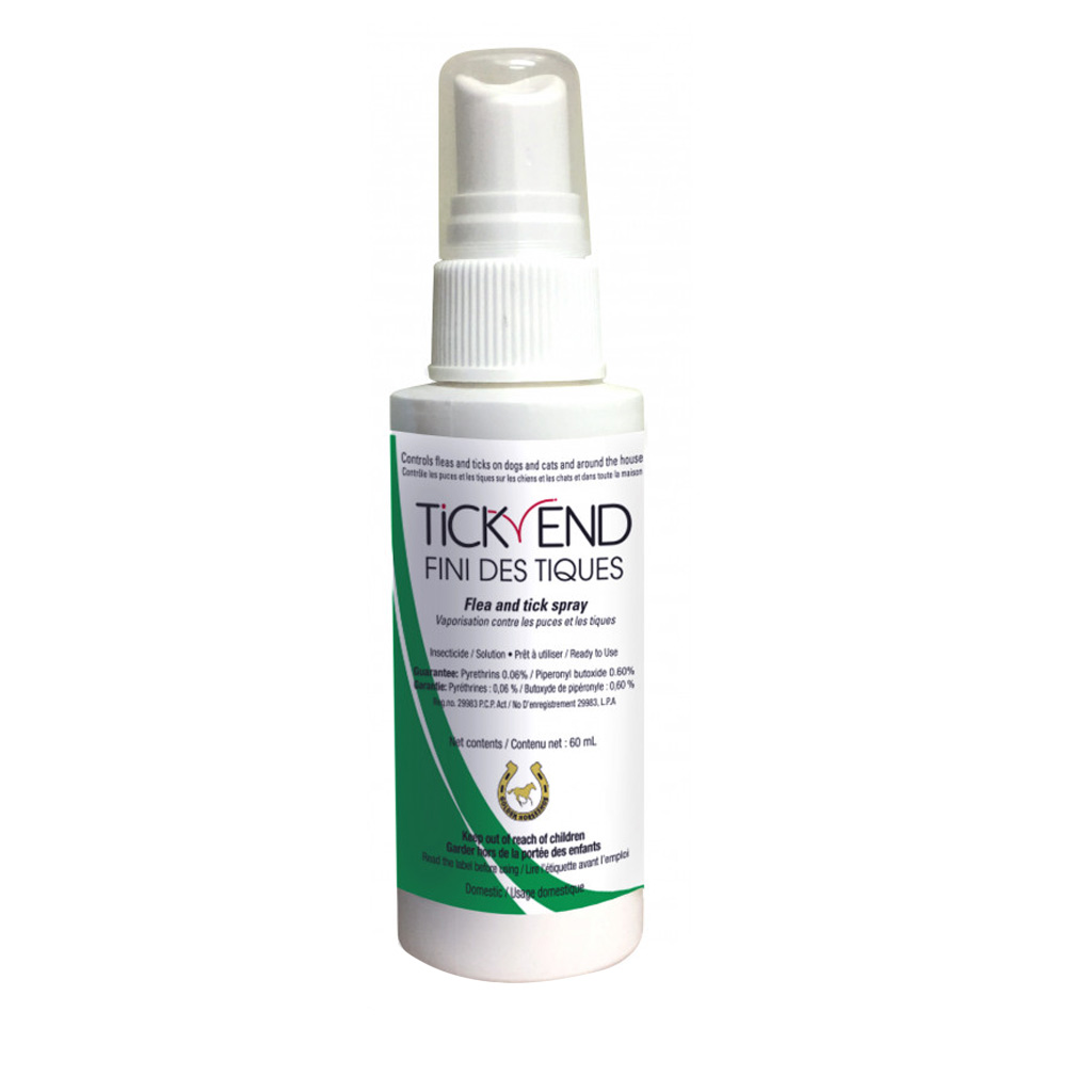 DV - TICK-END FLEA AND TICK SPRAY FOR DOGS AND CATS 60ML