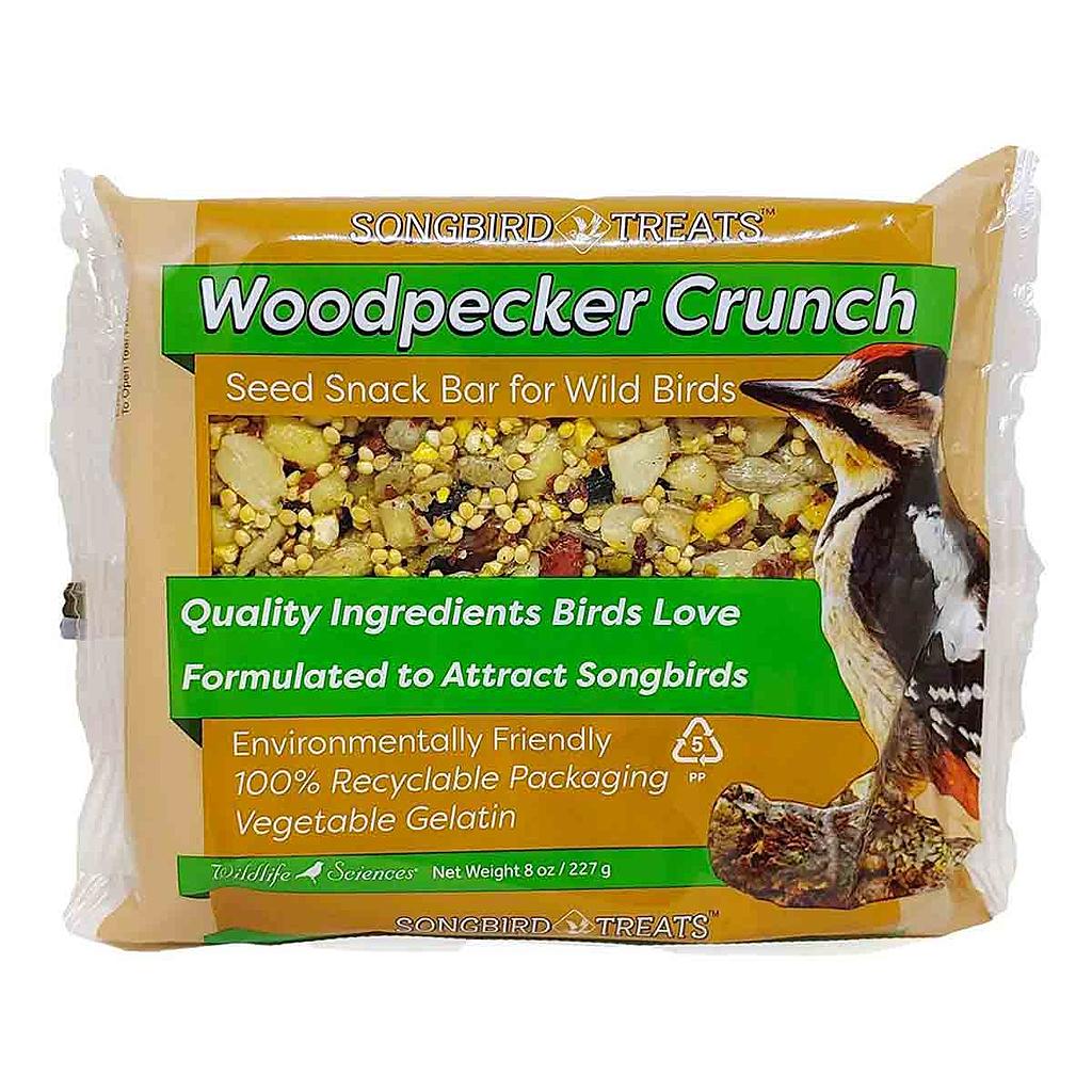 WILDLIFE SCIENCE SONGBIRD TREAT WOODPECKER CRUNCH 8OZ