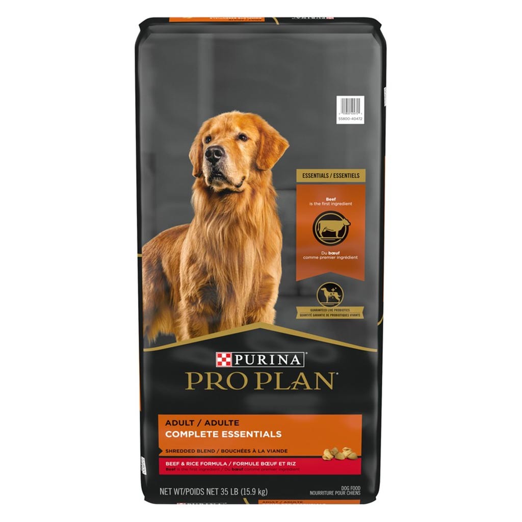 PRO PLAN DOG ESSENTIALS SHREDDED BEEF &amp; RICE 17KG