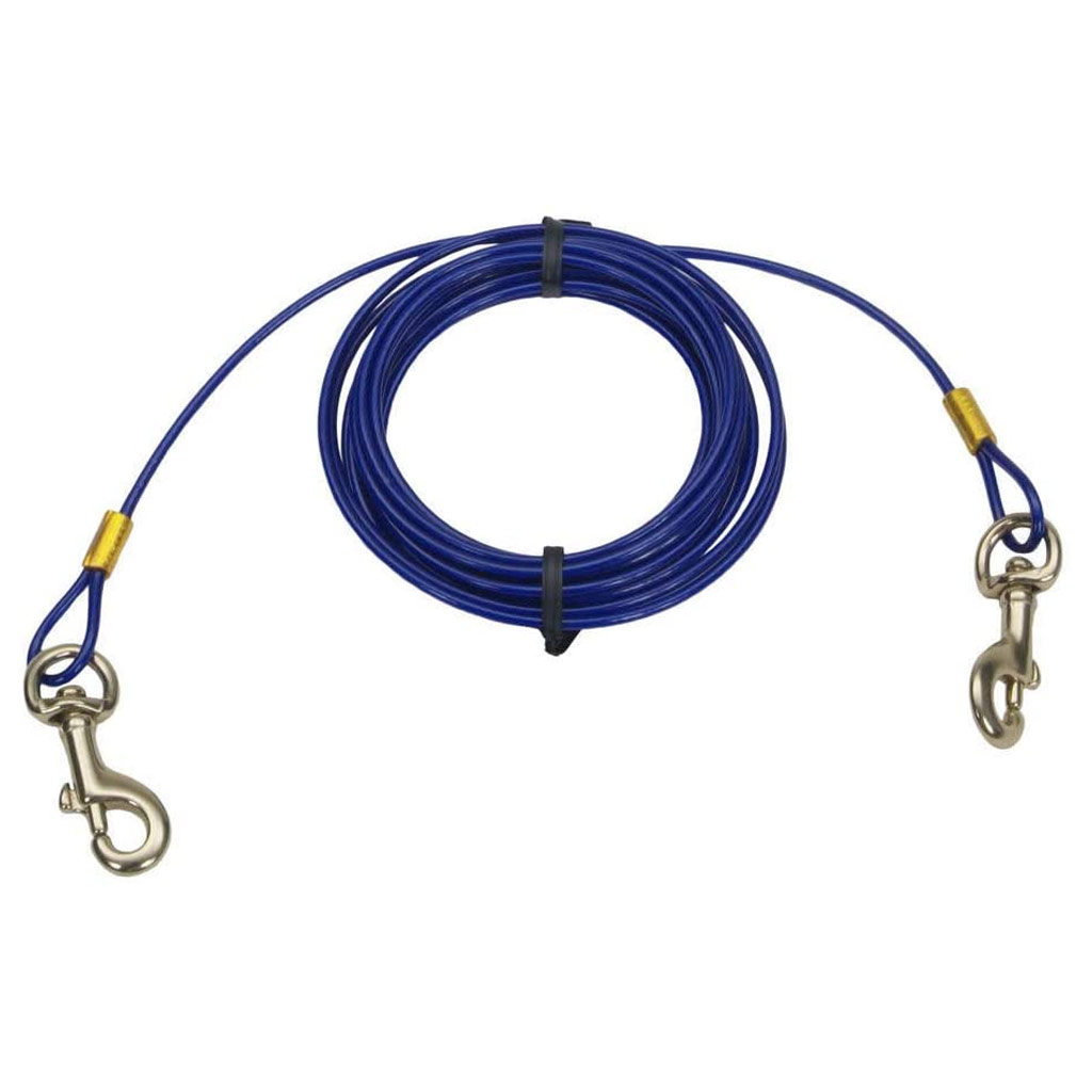 COASTAL TITAN CABLE DOG TIE OUT MED 20'