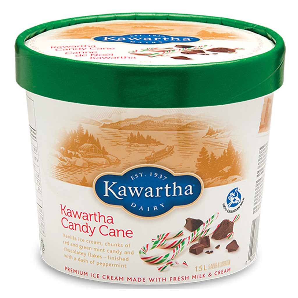 KAWARTHA CANDY CANE ICE CREAM 1.5L - F/W