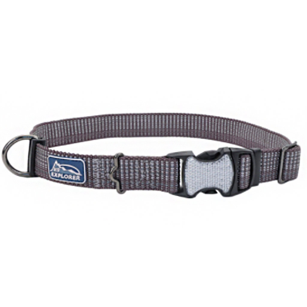 COASTAL K9 EXPLORER REFLECTIVE ADJ COLLAR MOUNTAIN 5/8&quot;X10-14&quot;